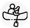 icon of person canoeing